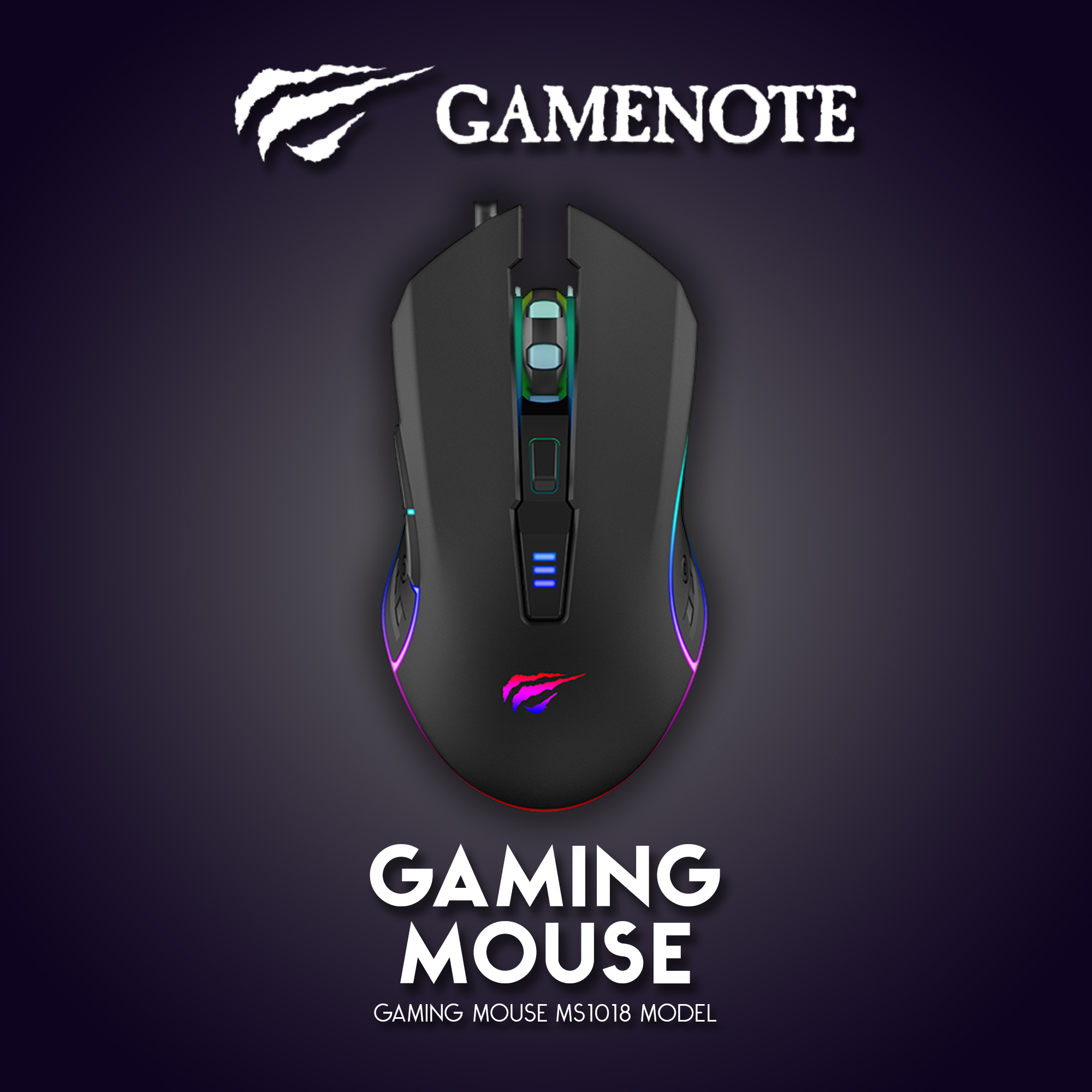 Gamenote Gaming mouse เมาส์เกมมิ่ง เม้าส์เกมมิ่ง razer nubwo fantech GM ...