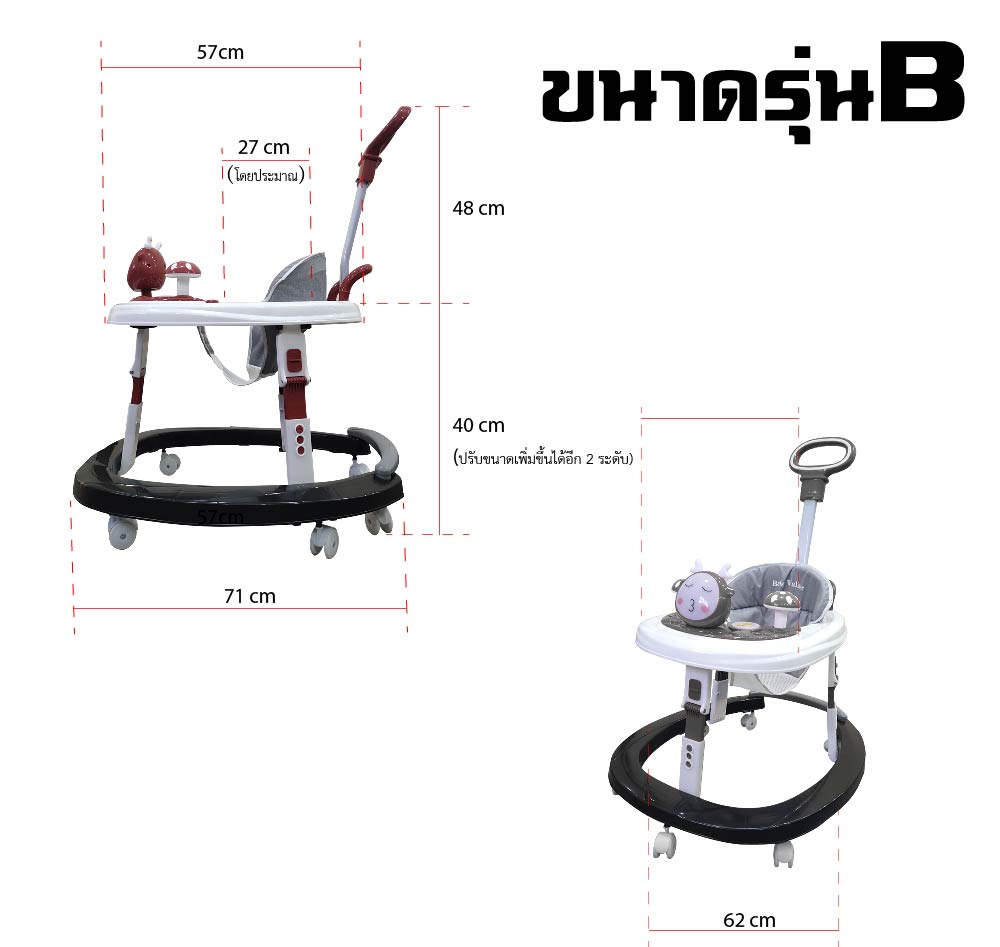 รถทารกหัดเดิน baby walker รถหัดเดิน รถทารก รถ รถเข็น ของใช้ ของใช้ทารก