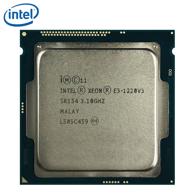 Intel Xeon E3-1220 V3 3.1GHz 8MB 4 Core SR154 E3-1220-V3 LGA 1150 CPU Processor E3 1220 V3 tested 100% working