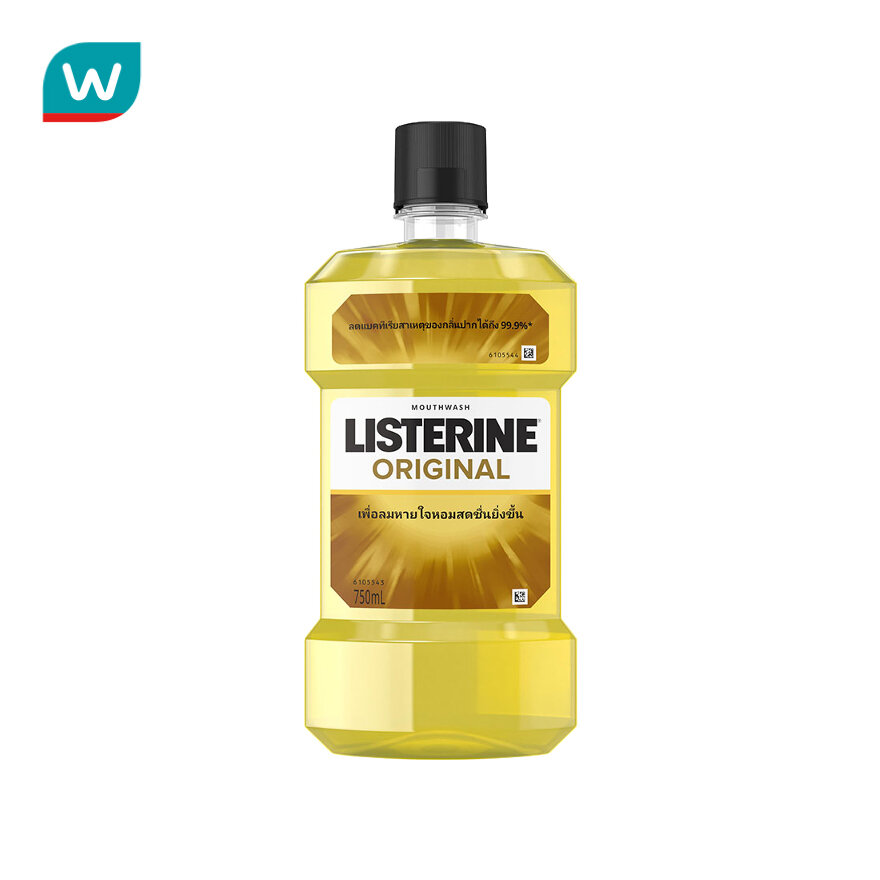 Listerine ลิสเตอรีน น้ำยาบ้วนปาก ออริจินัล 750 มล.