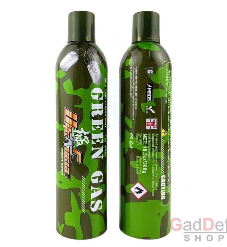 Ultra Force Green Gas แท้ 1000 ML แก๊สปืนบีบีกัน 1 กระป๋อง Formula By HK สูตรถนอมปืน