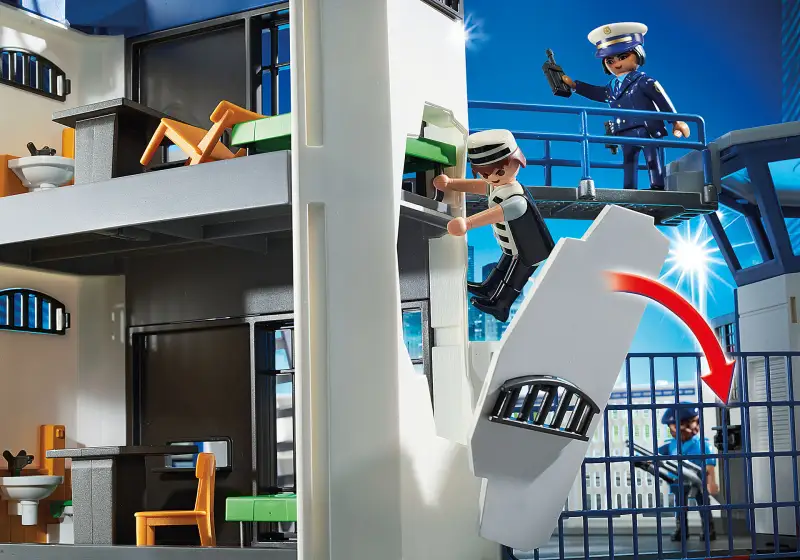 ภาพสินค้าPlaymobil 6919 City Action Police Headquarters with Prison Figure เพลย์โมบิล ซิตี้แอคชั่น สำนักงานตำรวจ และเรือนจำ จากร้าน Playmobil บน Lazada ภาพที่ 3