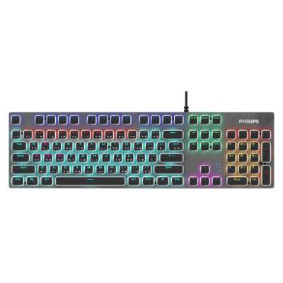 ดูภาพ คีย์บอร์ดเกมมิ่ง Philips Gaming Mechanical Keyboard รุ่น SPK 8404 Punk Key คีย์ภาษาไทย-อังกฤษ เพิ่มเติม คีย์บอร์ดเกมมิ่ง Philips Gaming Mechanical Keyboard รุ่น SPK 8404 Punk Key คีย์ภาษาไทย-อังกฤษ