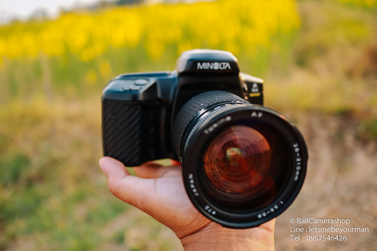 ขายกล้องฟิล์ม Minolta a5xi serial 60302473 พร้อมเลนส์ Tokina 28-210m F3.5-5.6