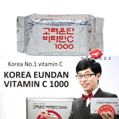 (ซอง Foil) Korea Eundan Vitamin C 1000mg 60 Capsules วิตามินซีเกาหลี โคเรียอึนดัน นิยมมากในเกาหลี กระจ่างใส ลดริ้วรอย