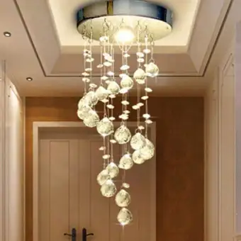 modern spiral chandelier