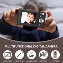 ภาพขนาดย่อของภาพหน้าปกสินค้ากล้องดิจิตอล Lecran FHD 1080P กล้องบล็อก 36 ล้านพิกเซลพร้อมจอ LCD ดิจิตอลซูม 16 เท่า จากร้าน Online Boutique บน Lazada ภาพที่ 4
