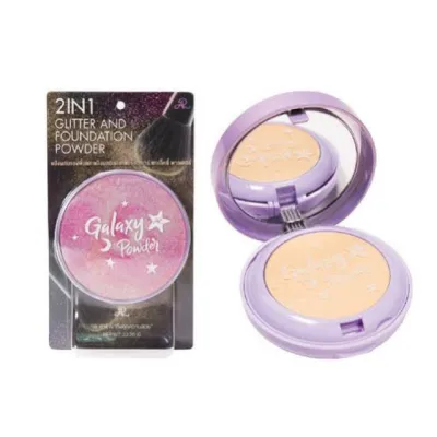 แป้ง 2 ชั้น AR Galaxy Powder 2IN1 GLITTER AND FOUNDATION POWDER