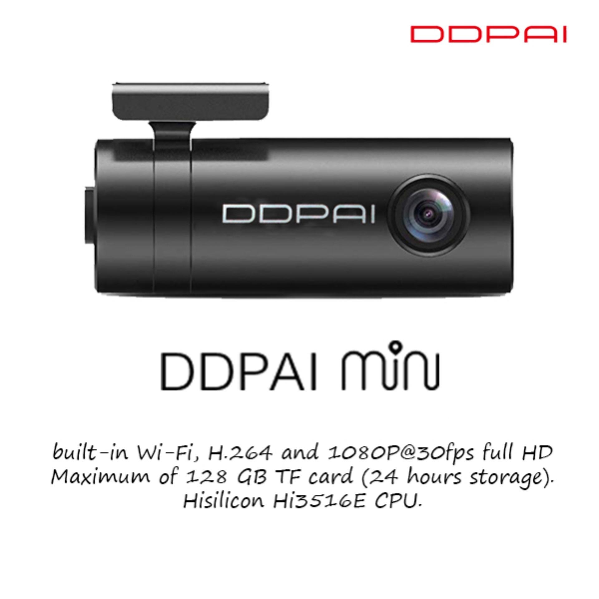 แนะนำ (Global Ver.) Xiaomi Youpin DDPAI Mini กล้องติดรถยนต์ WiFi 1080p