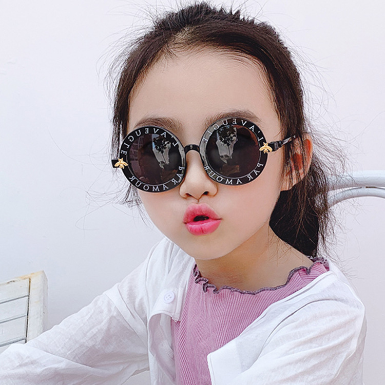 แว่นตากันแดดผึ้งน้อยน่ารักสำหรับเด็ก แว่นตาแฟชั่นเกาหลีสำหรับเด็ก