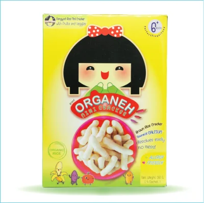 "Organeh" Sangyod Rice Mini cracker with fruits andveggies