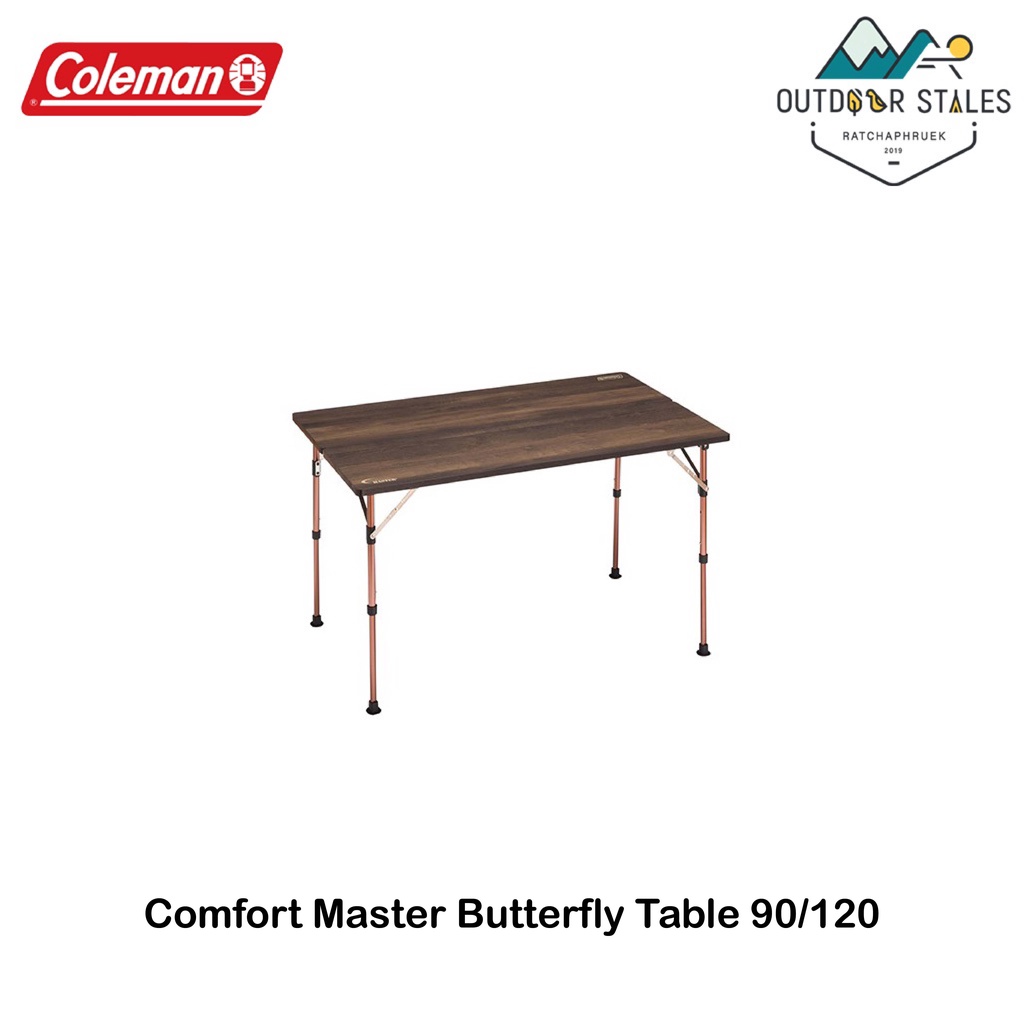テーブル・チェア・ハンモック Coleman MASTER SERIES BUTTERFLY TABLE 90 Coleman Comfort Master Butterfly Table | eBay