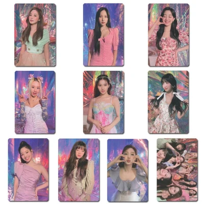 10PCS/Set Kpop TWICE New Album Taste Of Love Lomo Card HD Printed Korean ITZY Photocard Small Card Fans Collection Gift