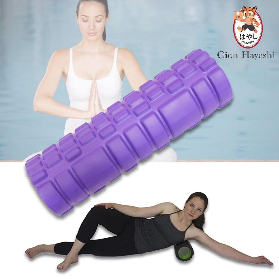 Gion -โฟมโรลเลอร์ โฟมนวดกล้ามเนื้อ สำหรับเล่นกีฬา โฟมโยคะ Yoga Foam Roller Massage ขนาด 30 X 10 ซม.