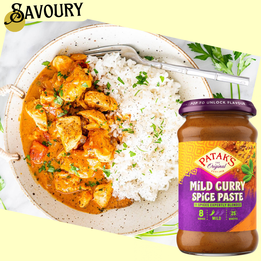 Pataks Mild Curry Spice Paste 283g ซอสผัดเครื่องเทศ มายด์ เคอร์รี พร้อม ...