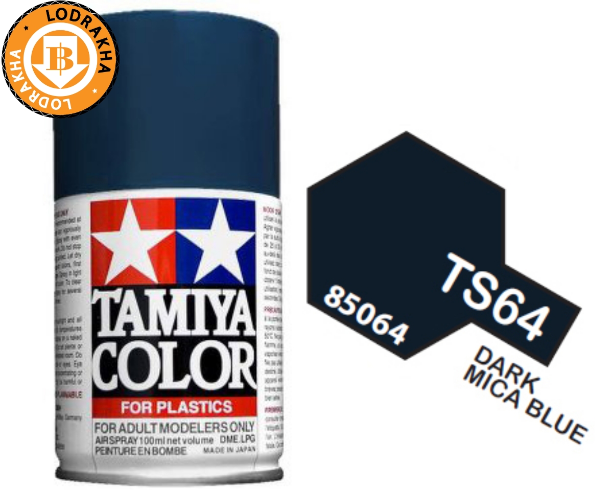 สีสเปรย์กระป๋องทามิย่า TAMIYA TS-64 Dark Mica Blue 100ML