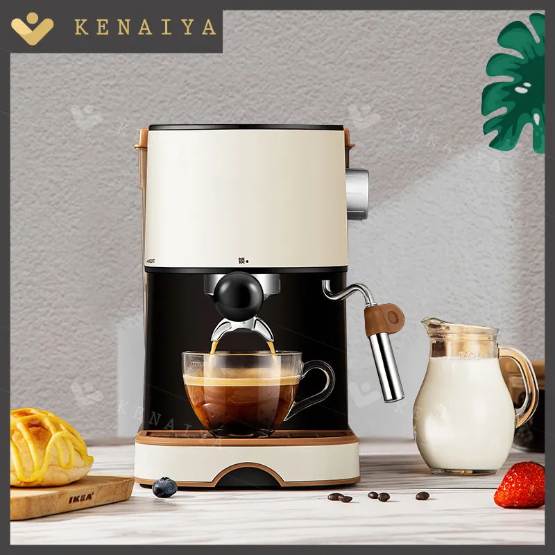 เครื่องชงกาแฟ Coffee maker แรงดัน 20 บาร์  เครื่องสกัดกาแฟ ความจุถังเก็บน้ำขนาดใหญ่ 1 ลิตร พร้อมทำฟองนมในเครื่องเดียว