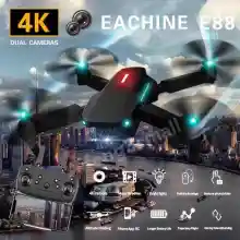 ภาพขนาดย่อของภาพหน้าปกสินค้าพร้อมส่ง โดรนบังคับวิทยุ  Drone E88 Double camera ถ่ายภาพ บินนิ่ง ถ่ายวีดีโอชัด จากร้าน aifeng3cmall บน Lazada