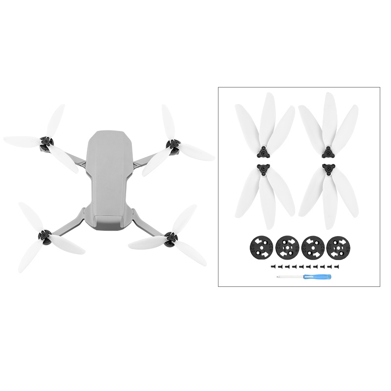 Three-Blade Propeller for DJI Mavic Mini/ Mini 2 Drone Props Blade Replacement Wing Fans for DJI Mini 2