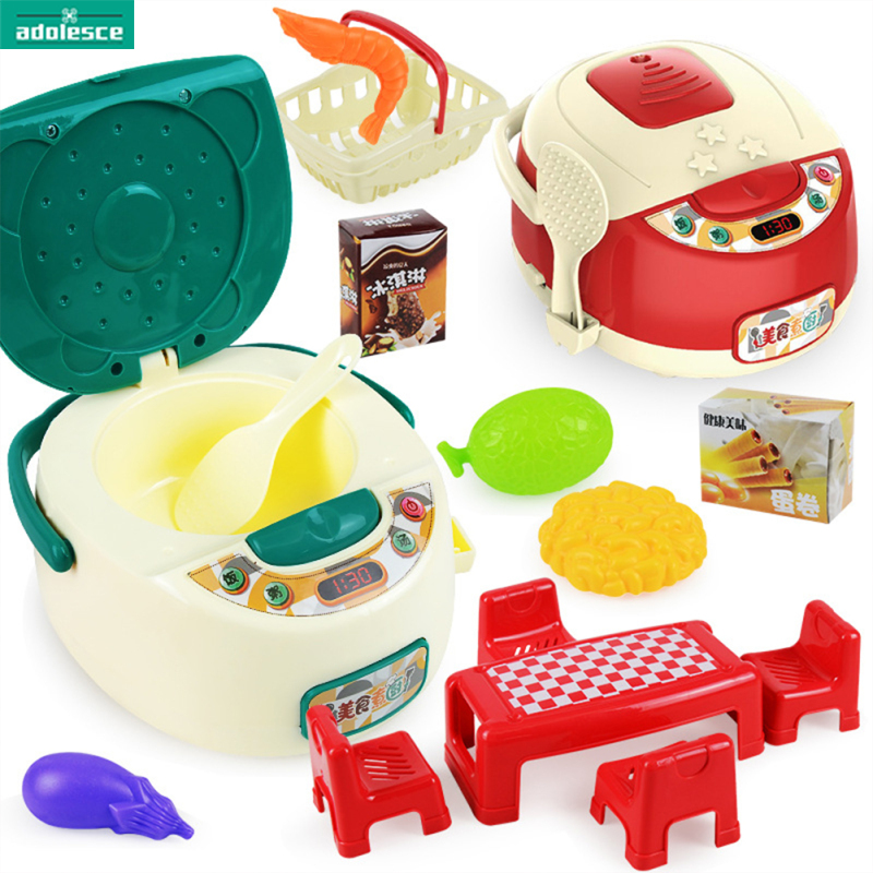 AD【ready stock】1 Set Of Children's Kitchen Rice Cooker Toy Play Kitchen