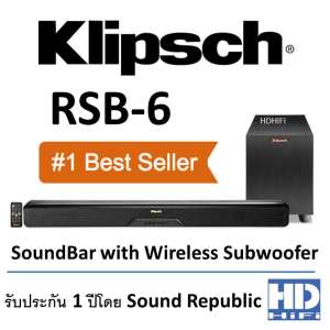 Klipsch Soundbar รุ่น RSB-6 Black