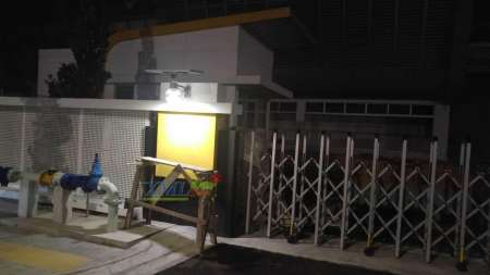 โคมไฟถนนโซล่าเซลล์อัจฉริยะ ทรงโคมกลม รุ่น 40 Watt Monocrystalline (เเสง ขาว) โคมไฟถนนโซล่าเซลล์อัจฉริยะ ทรงโคมกลม รุ่น 40 Watt Monocrystalline (เเสง ขาว)