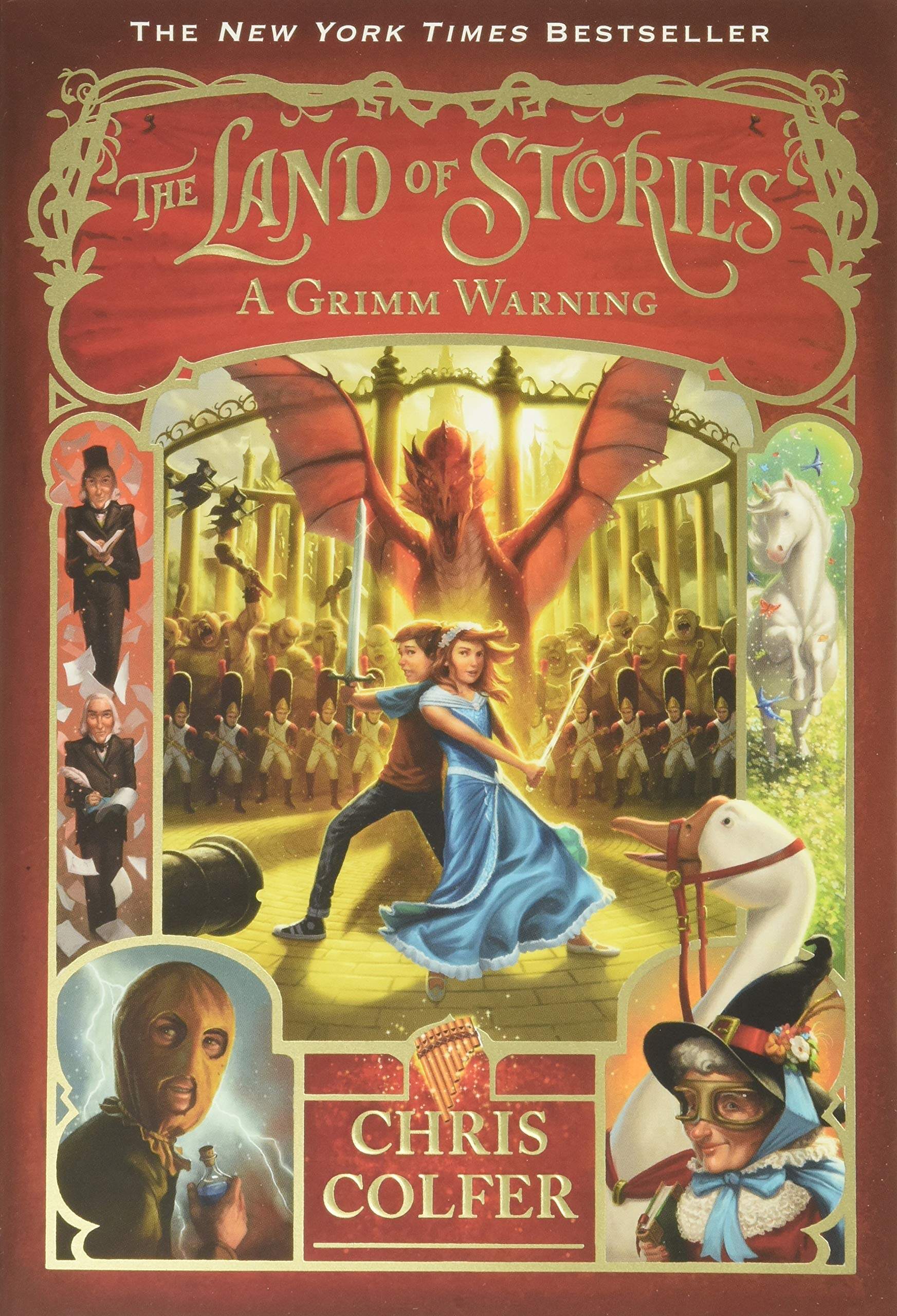 A Grimm Warning ( Land of Stories 3 ) (Reprint) [Paperback]