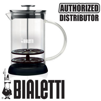 Bialetti  เครื่องทำฟองนมแบบกด ขนาด 1 ลิตร BL-0004410 (สีเงิน)