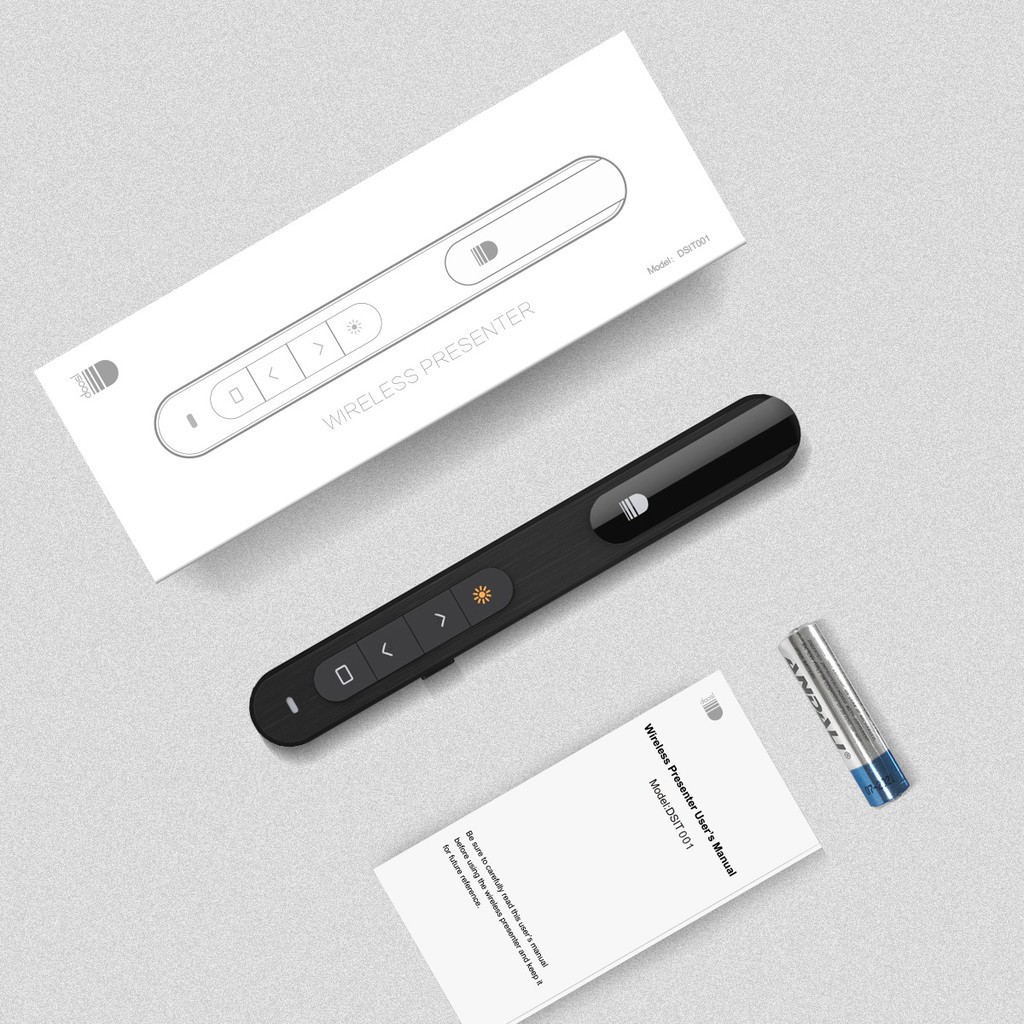 2.4Ghz USB Wireless Presenter Red Laser Pointer PPT Remote Control for