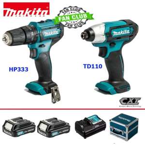 Makita (ชุด HP333 สว่านกระแทก + TD110 สว่างไขควง)
