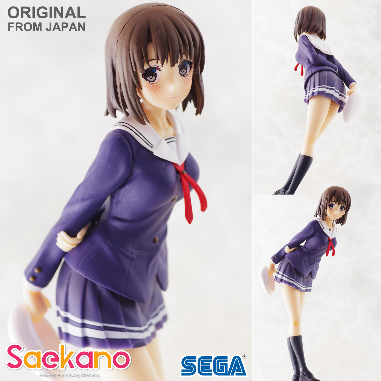 Model โมเดล งานแท้ 100% Sega จาก Saekano How to Raise a Boring Saenai Heroine no Sodatekata วิธีปั้นสาวบ้านให้มาเป็นนางเอกของผม Megumi Kato คาโต้ เมะงุมิ เมกุมิ ชุดนักเรียน Ver Original from Japan Figure ฟิกเกอร์ Anime อนิเมะ การ์ตูน มังงะ คอลเลกชัน manga