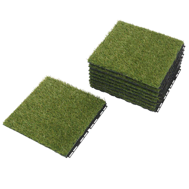 Floor decking, outdoor, artificial grass, 0.81 m²