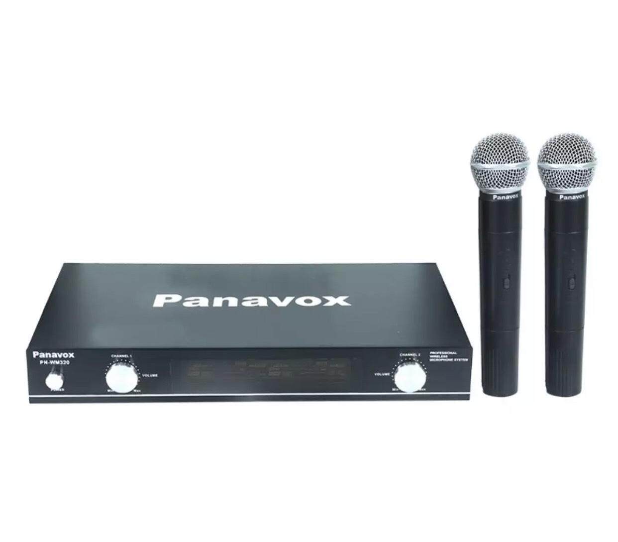 ไมโครโฟนไร้สาย PANAVOX รุ่น PN-WM320 ไมค์ลอย เครื่องเล่นซีดี-ดีวีดีและบลูเรย์ ชุดโฮมเธียเตอร์ ทีวี ไมโครโฟน และ อุปกรณ์เสริม TV ลำโพง และ วิทยุ เครื่องเสียง