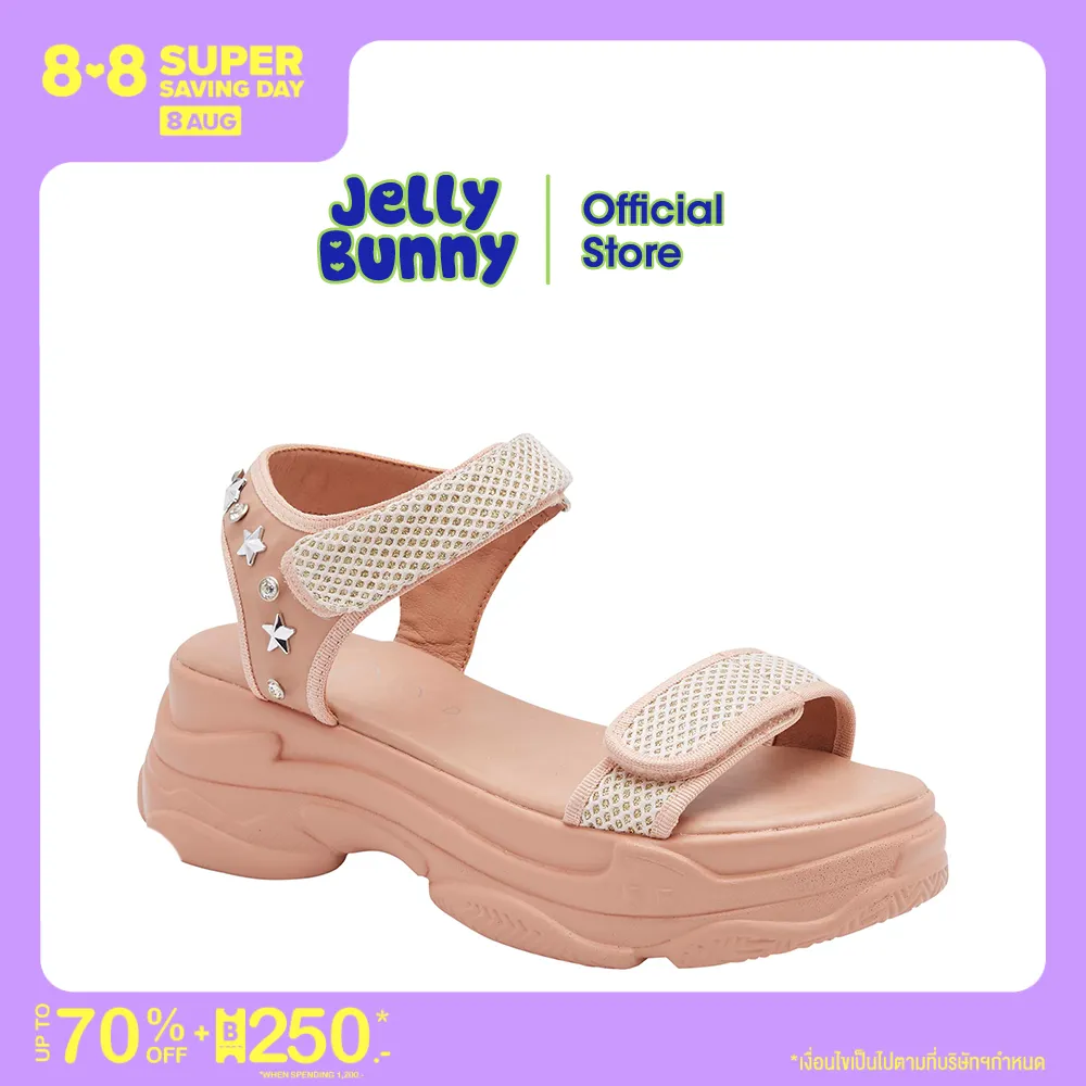 JELLY BUNNY PICOTEE เจลลี่ บันนี่ พิโคตี้ รองเท้า รองเท้ารัดส้น รองเท้าส้นหนา