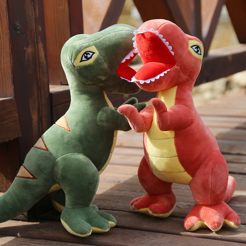 ไดโนเสาร์ของเล่นตุ๊กตาน่ารักตุ๊กตาตุ๊กตาจำลองสัตว์ตุ๊กตาT-Rexหมอนเด็กของขวัญวันเกิด