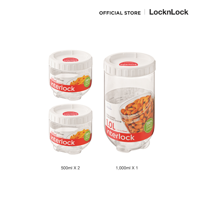 LocknLock - เซตกล่องถนอมอาหาร Interlock รุ่น INL301S1