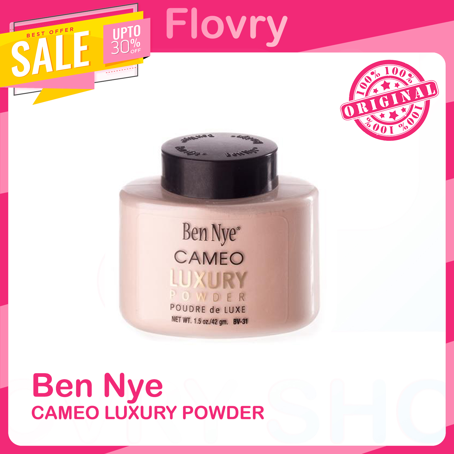 (แท้/พร้อมส่ง) Ben Nye Luxury Powder สี Cameo 42g ของแท้100% แป้งฝุ่น ...