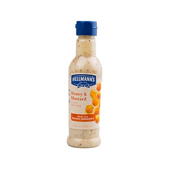 (แพค2)เฮลมันน์น้ำสลัดฮันนี่มัสตาร์ด 220 กรัม/Hellmann's Honey Mustard Dressing 220g