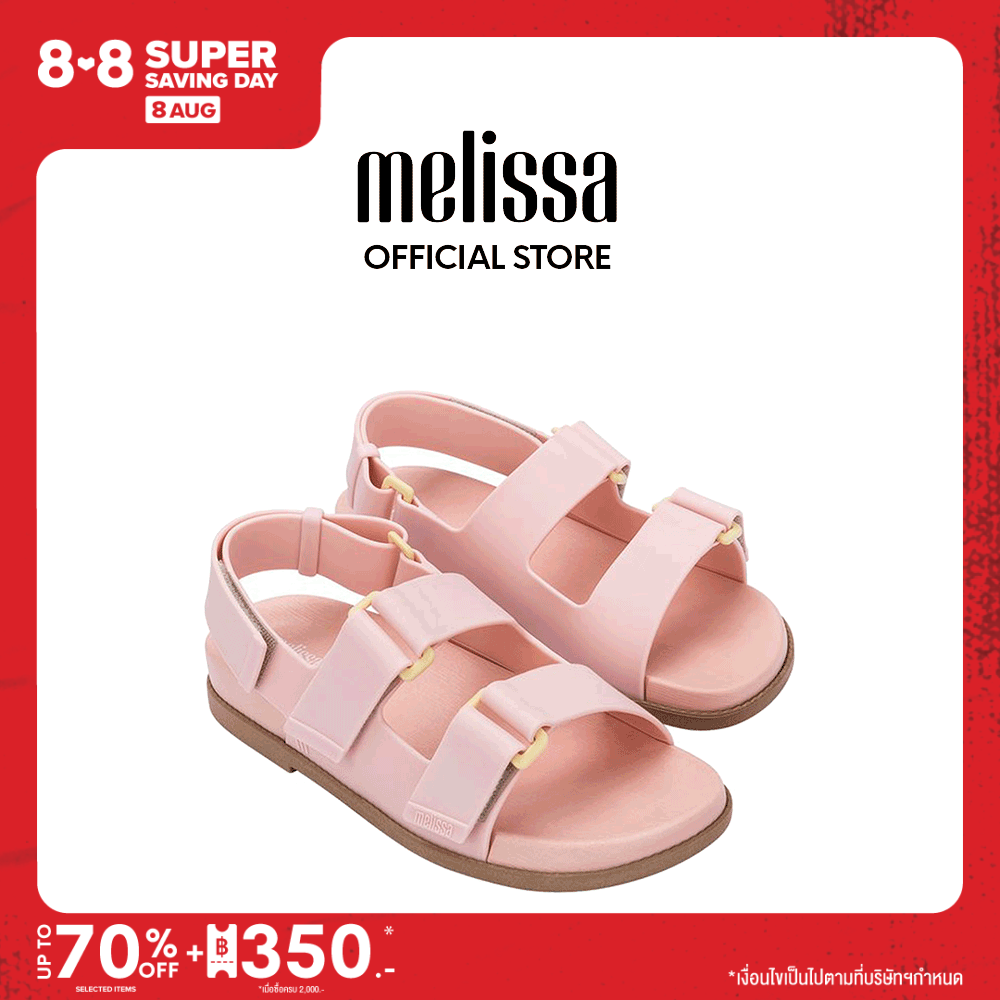 MELISSA รองเท้าแตะรัดส้น รุ่น MELISSA PAPETE PRETTY 32994 รองเท้าส้นแบน รองเท้าลำลอง รองเท้ารัดส้น รองเท้าพลาสติก เมลิสซ่า
