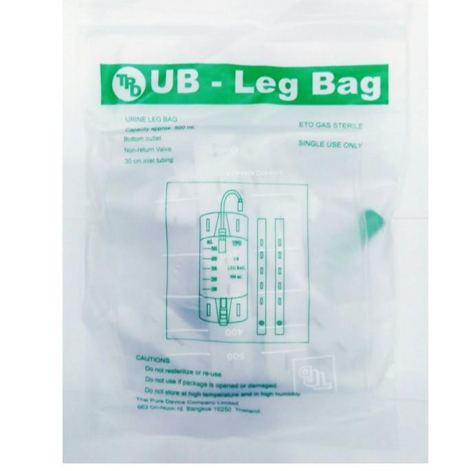 ถุงปัสสาวะ ถุงเก็บปัสสาวะถุงปัสสาวะพกพา UB-leg Bag  เทล่าง 500 ml ชุดละสามชิ้น  #ถุงปัสสาวะ #ผู้ป่วย #อุปกรณ์การแพทย์ #urinebag