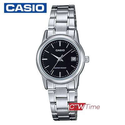 ดูภาพ ส่งฟรี !! Casio นาฬิกาข้อมือผู้หญิง สายสแตนเลส รุ่น LTP-V002D-1AUDF (เรือนเหล็ก/หน้าดำ) เพิ่มเติม ส่งฟรี !! Casio นาฬิกาข้อมือผู้หญิง สายสแตนเลส รุ่น LTP-V002D-1AUDF (เรือนเหล็ก/หน้าดำ)