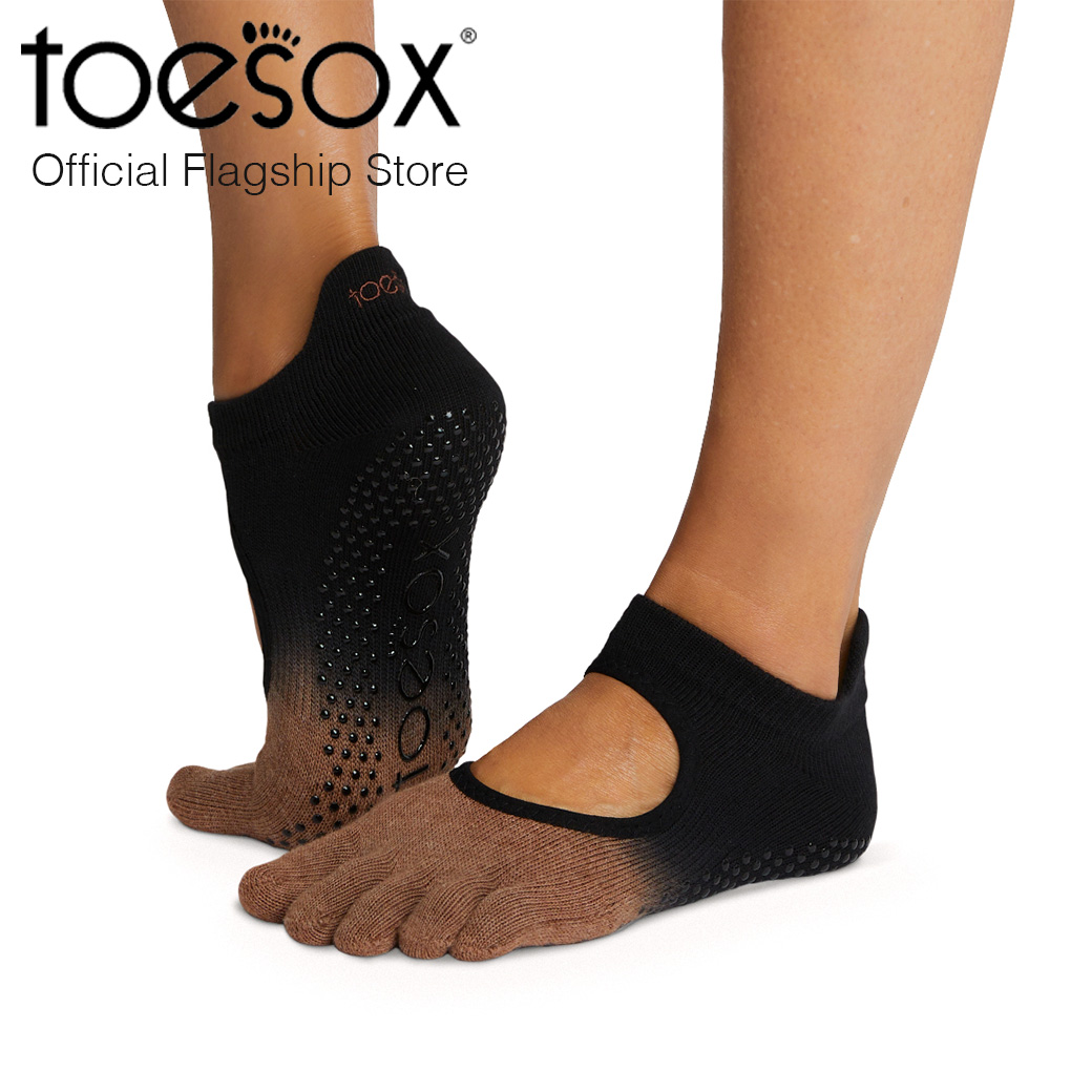 TOESOX - GRIP HALF TOE BELLARINA - ​Bellarina has everything you need in a  barre sock. Bellarina struts her stuff with a heel…