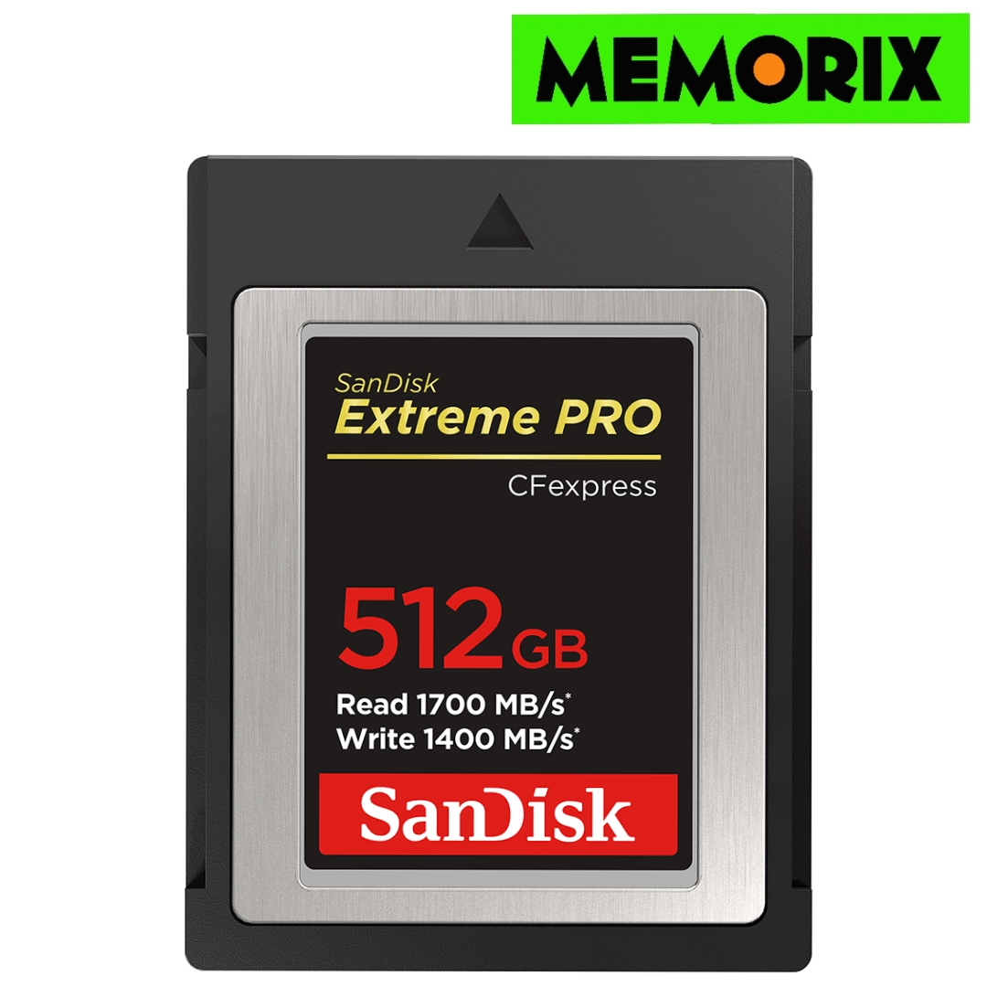 ของแท้ ถูกที่สุด Original SanDisk Extreme PRO CFexpress Card 512GB Type B (SDCFE-512G-GN4NN) รับประกัน Lifetime Synnex