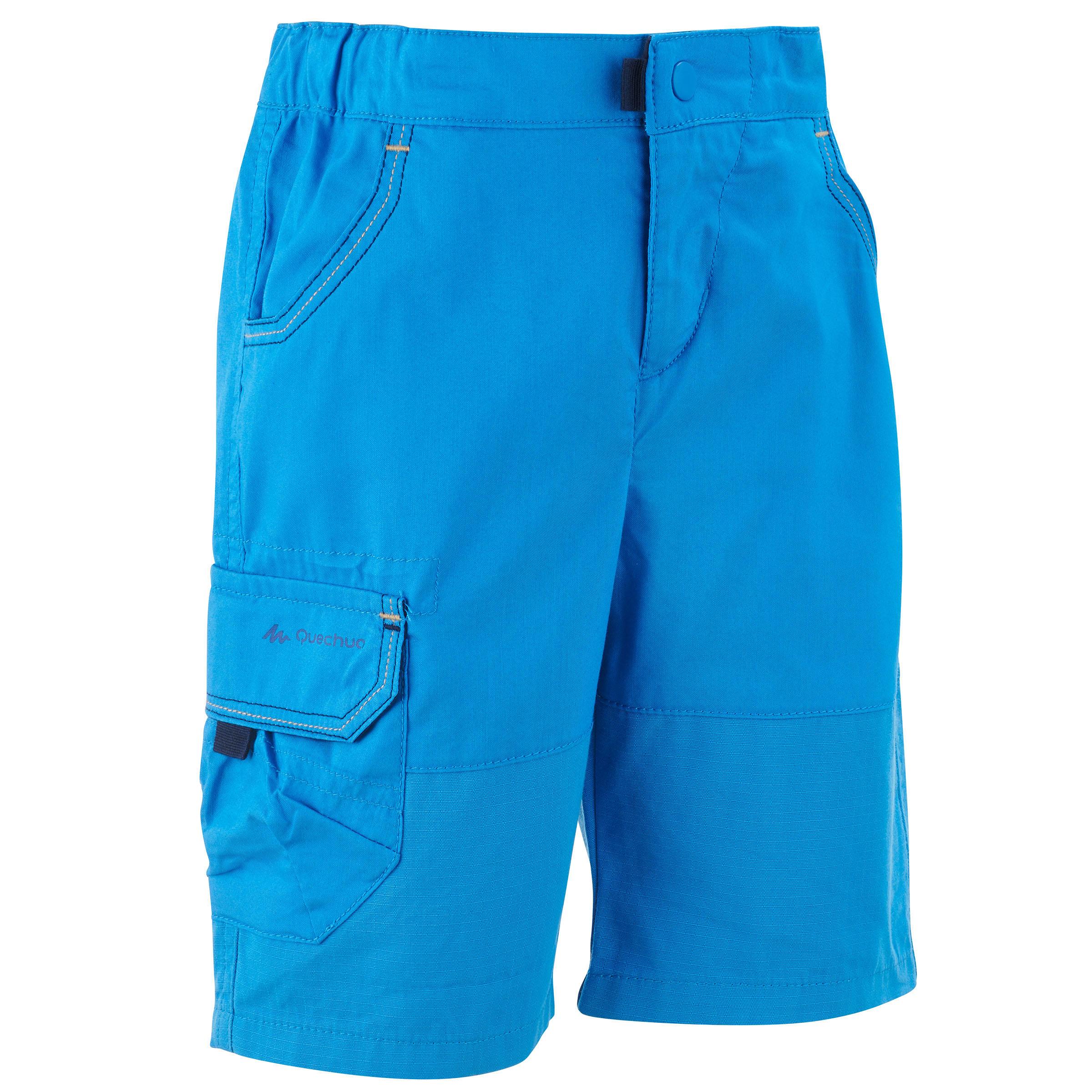 [ด่วน!! โปรโมชั่นมีจำนวนจำกัด] กางเกงขาสั้นเพื่อการเดินป่ารุ่น MH500 สำหรับเด็กอายุ 2 ถึง 6 ปี (สีฟ้า) สำหรับ เดินป่า