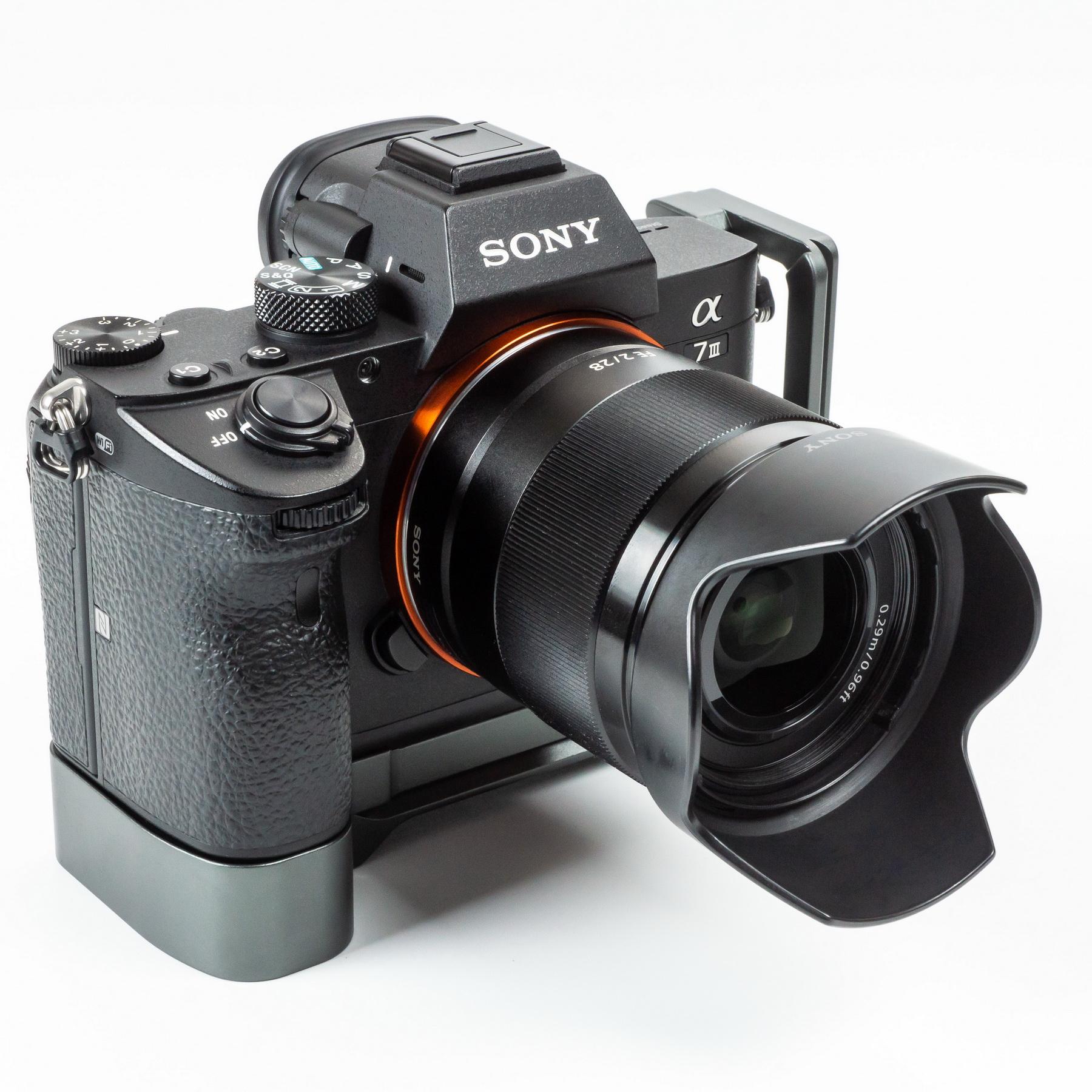 Grip L-Plate for Sony A7III A9 A7R III ( กริป ) ( A7iii A7mk3 ) ( สีเทา ...