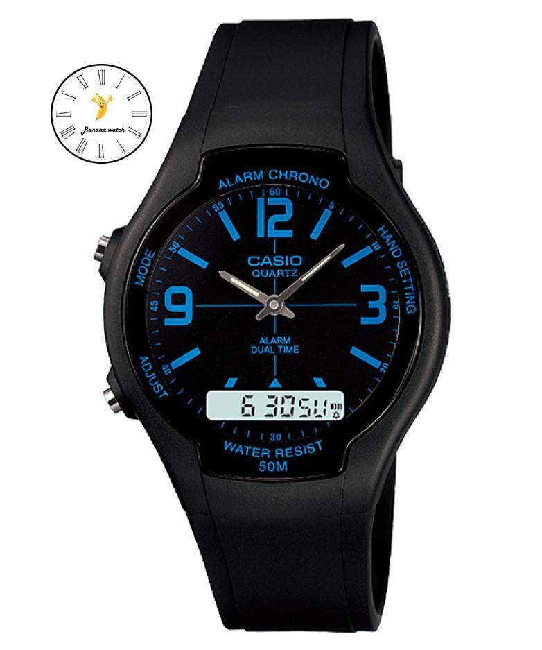 นาฬิกาข้อมือ Casio รุ่น AW90H แท้ ประกัน CMG Banana Watch