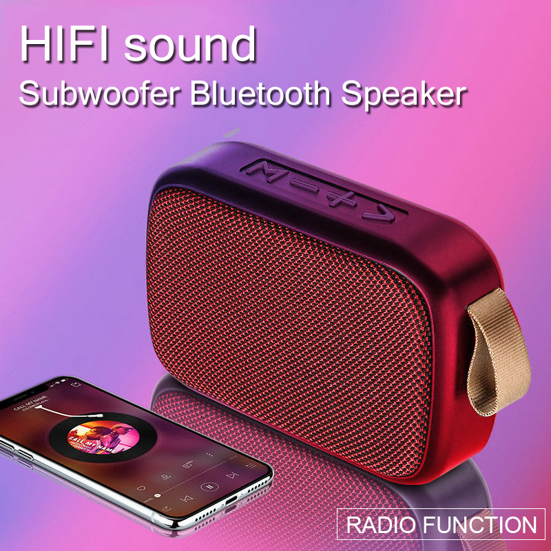 B02-1 Wireless Bluetooth Speaker FM Radio Portable MINI MP3 Player ...