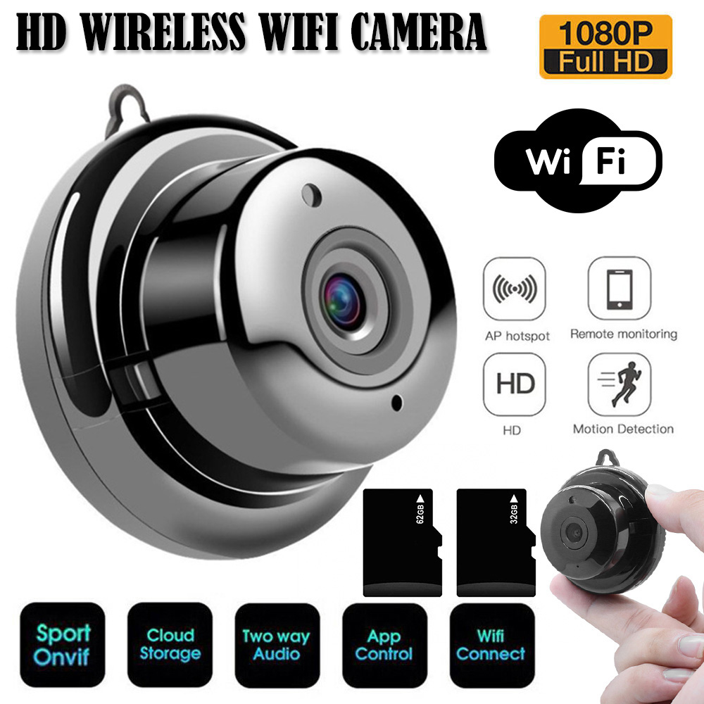 V380 Wifi Wireless 1080P HD IP Security Camera IR Night Vision Camera ...