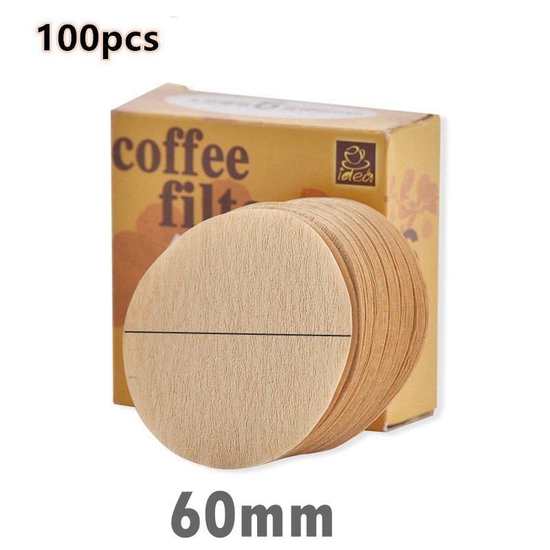 กระดาษกรอง กระดาษกรองกาแฟ กระดาษ กรองกาแฟ กระดาษดริป ทรงกรวย จำนวน 100 แผ่น สำหรับถ้วยกรอง Coffee Paper Filter