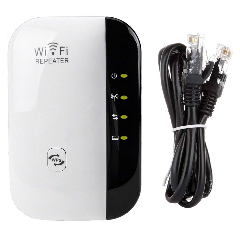 ดูดสัญญาณ WiFi ง่ายๆ แค่เสียบปลั๊ก Best Wireless-N Router 300Mbps Universal WiFi Range Extender Repeater High Speed (สีขาว)